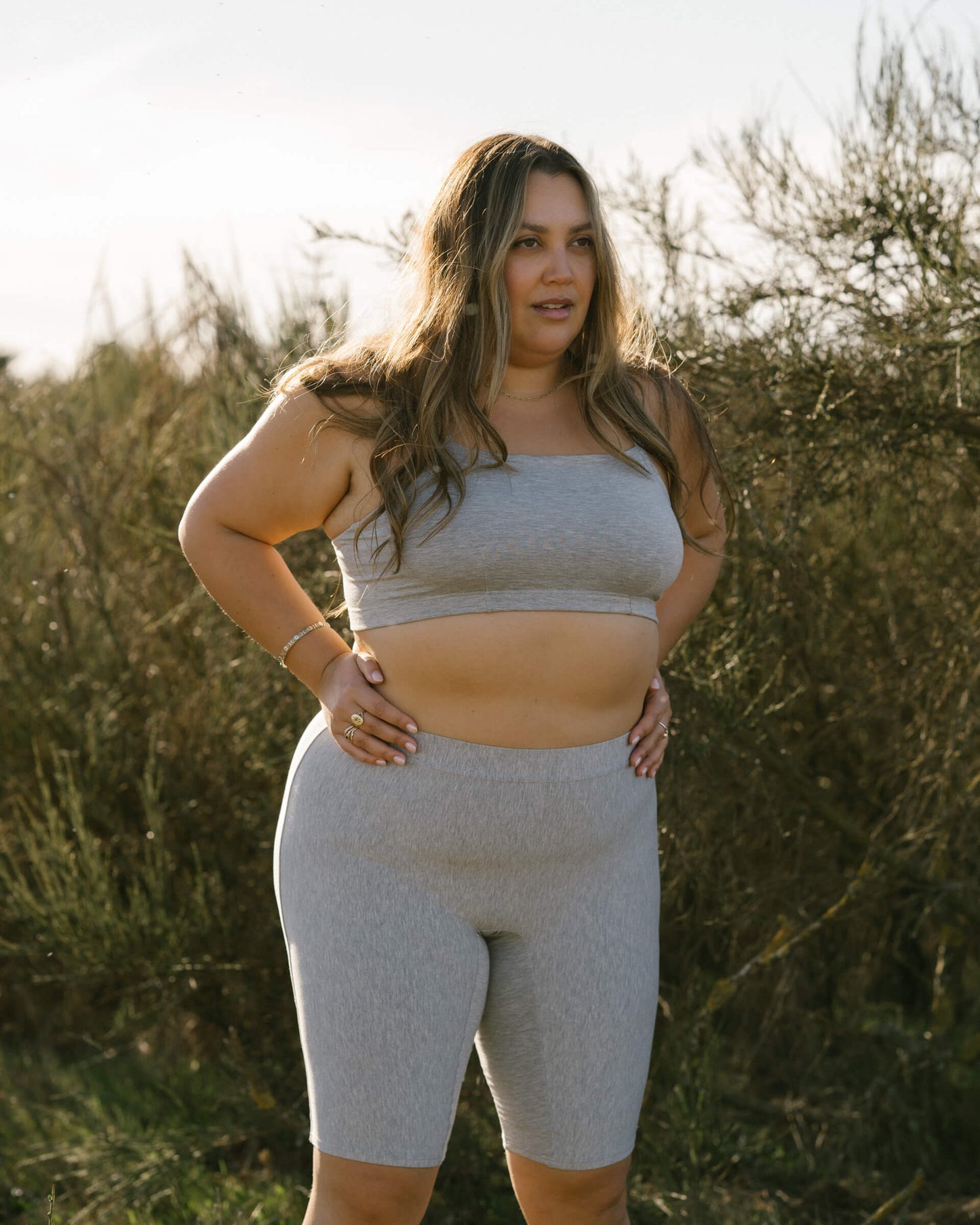 Grey | Model is wearing size 2XL