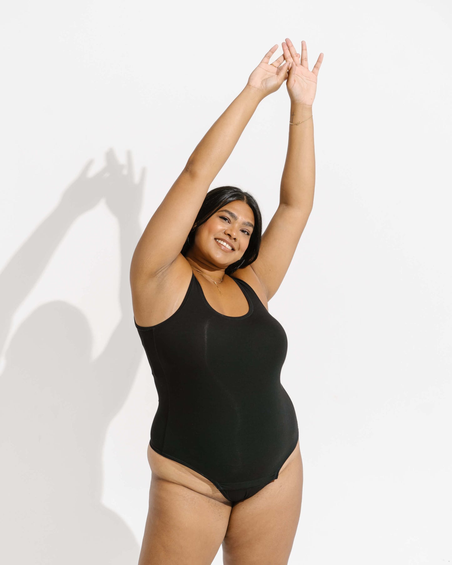 Black | Model is wearing size 2XL