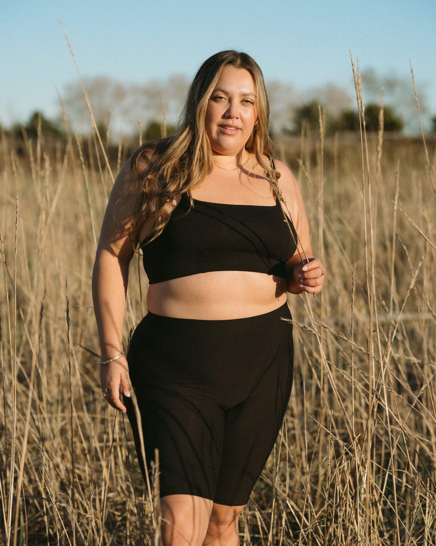 Black | Model is wearing size 2XL