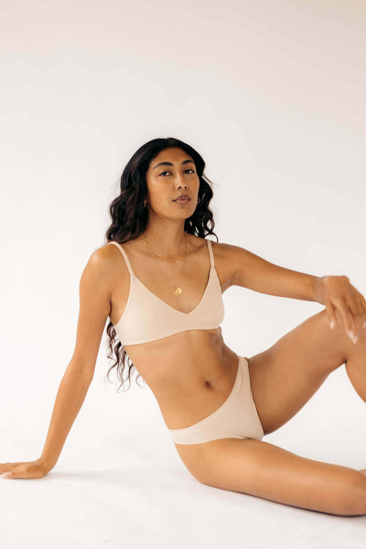 Beige | Model is wearing size XS
