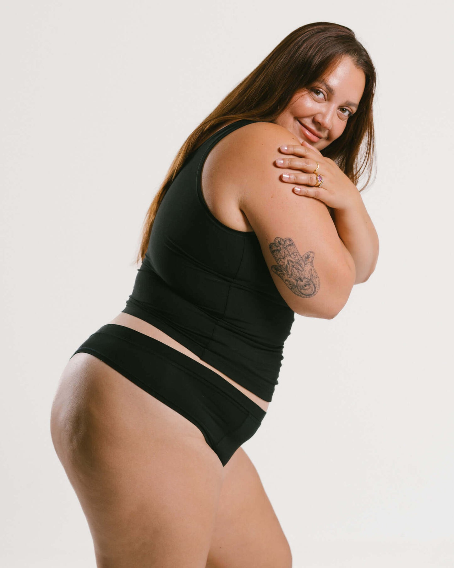 Black | Model wearing size 2XL