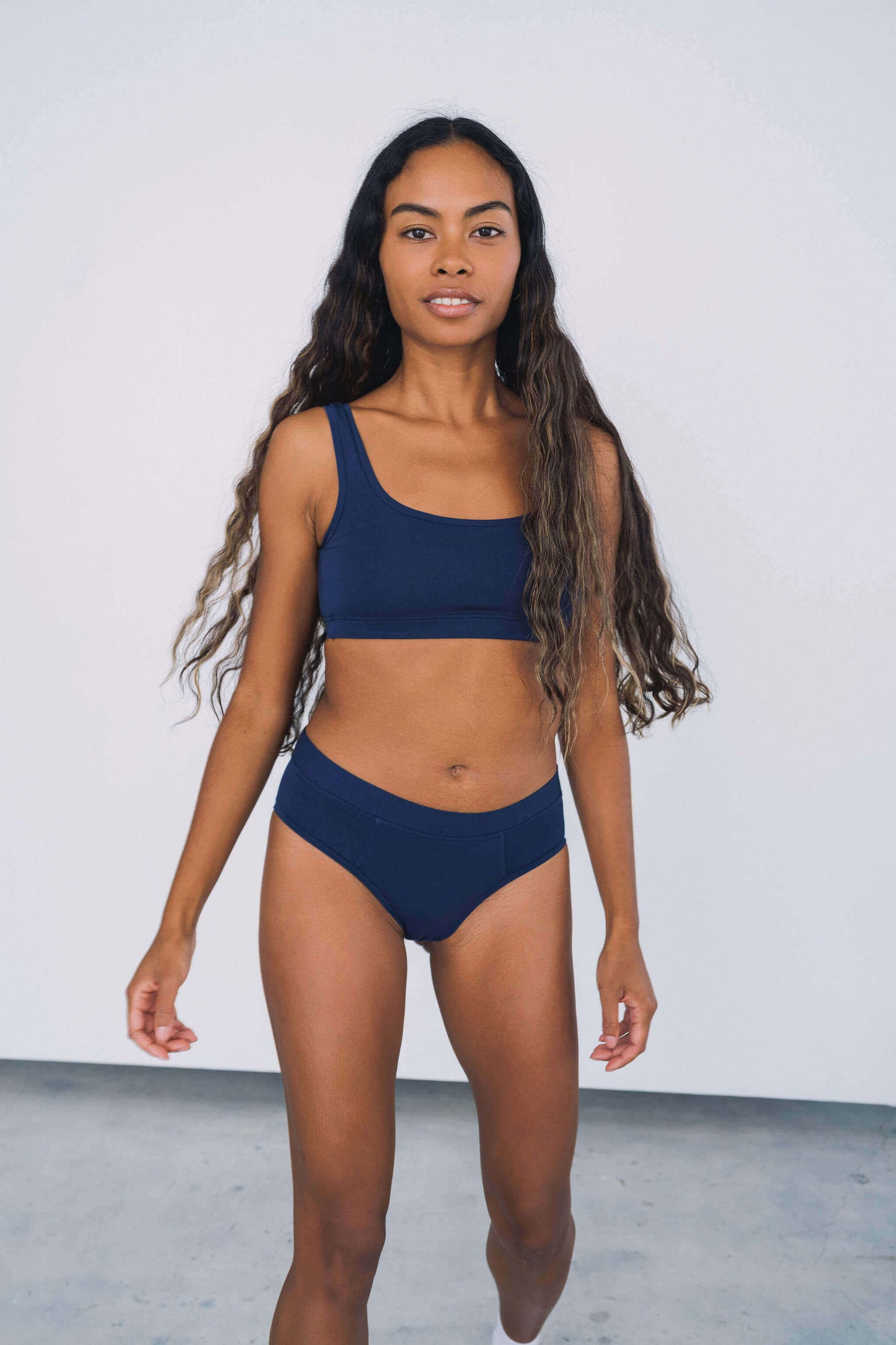 Navy | Model is wearing size XS