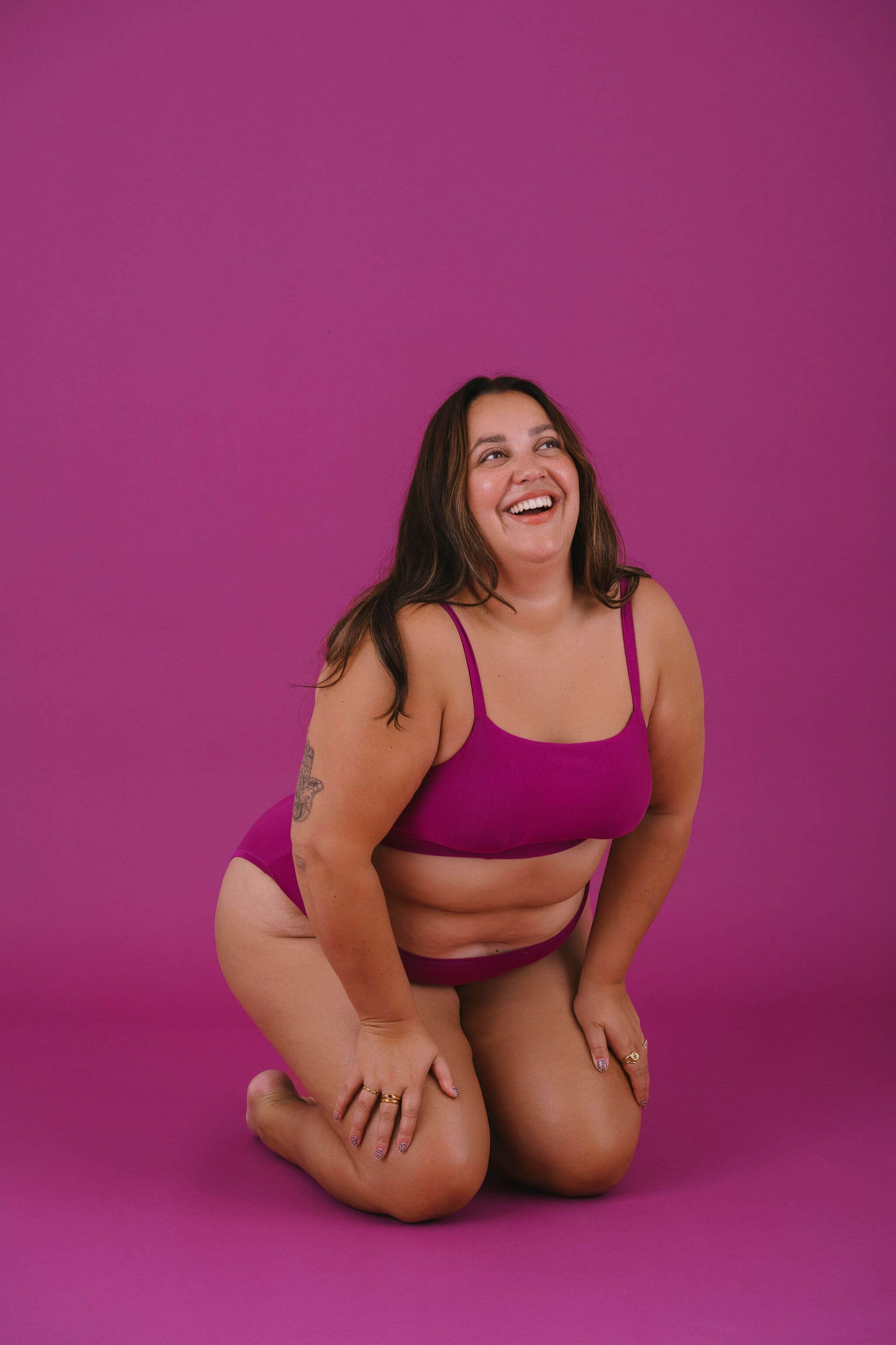 Berry | Model is wearing size 2XL
