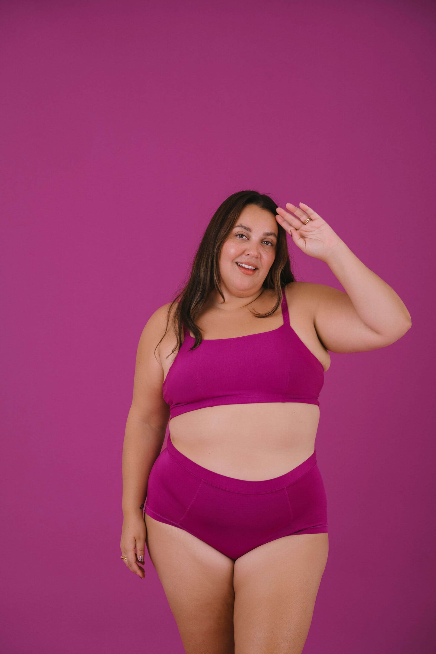 Berry | Model is wearing size 2XL