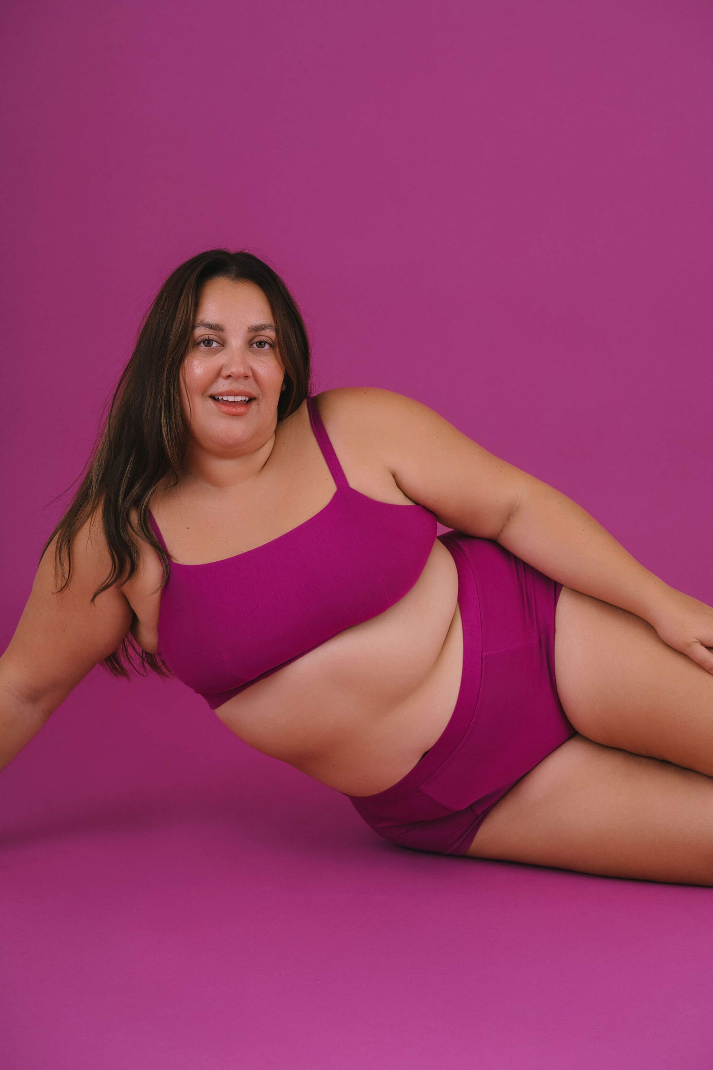 Berry | Model is wearing size 2XL