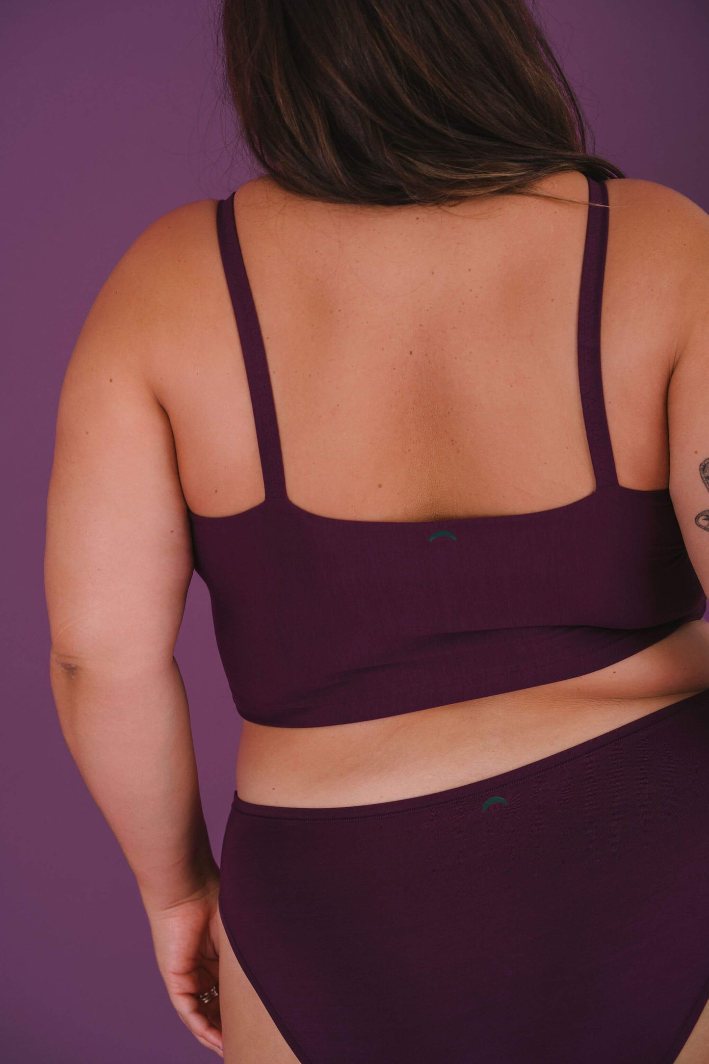 Plum | Model is wearing size 2XL