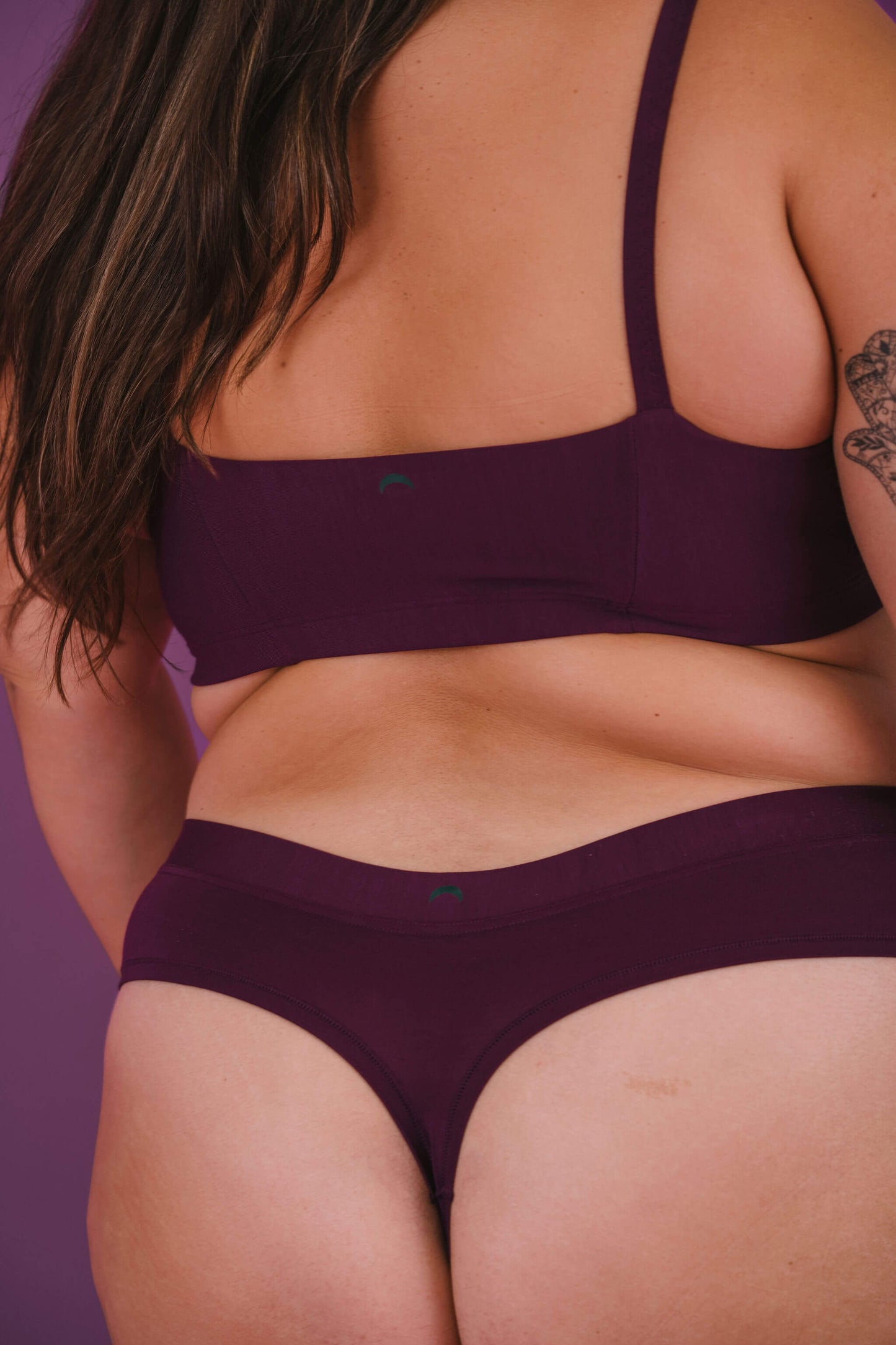 Plum | Model is wearing size 2XL