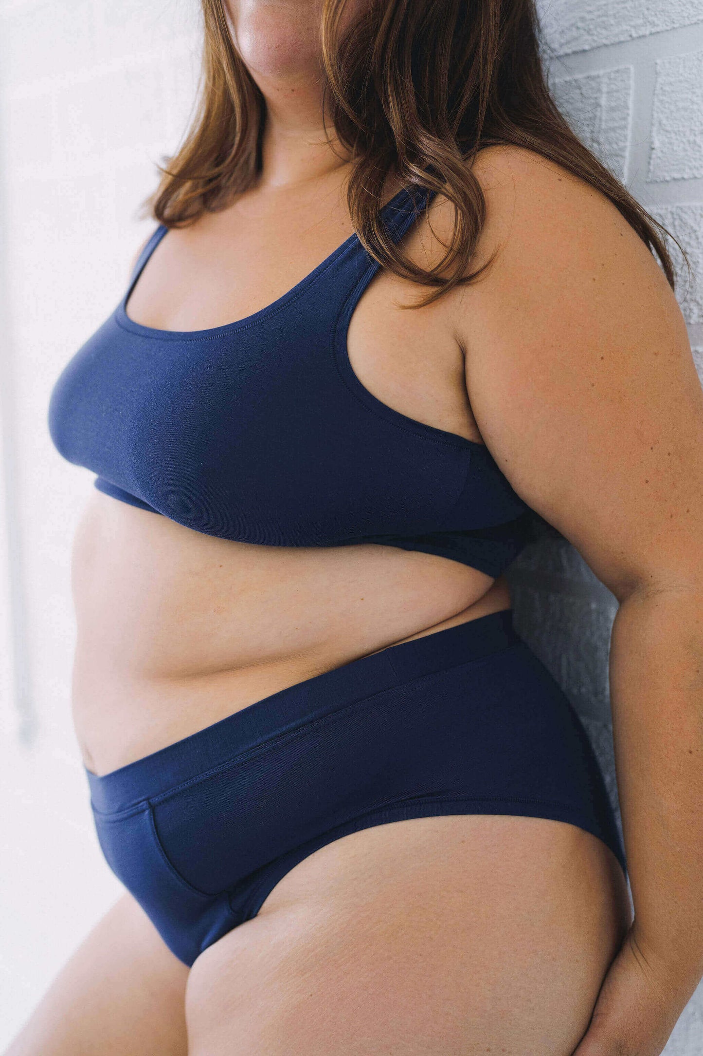 Navy | Model is wearing size 2XL