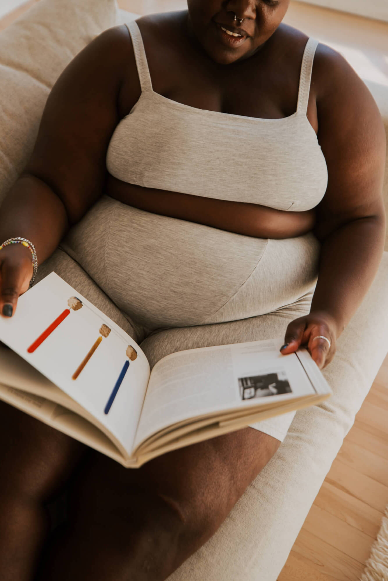 Grey | Model is wearing size 3XL