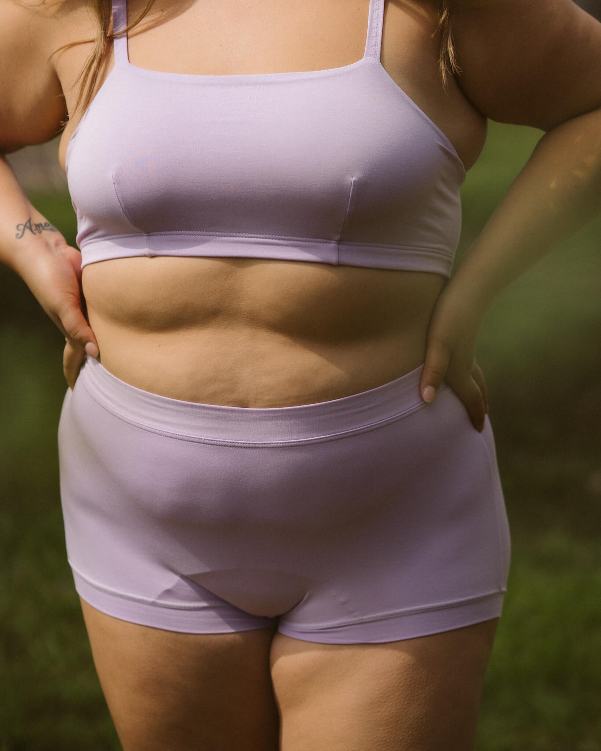 Lilac | Model is wearing size 2XL