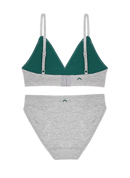 Triangle Bra & Bikini Set