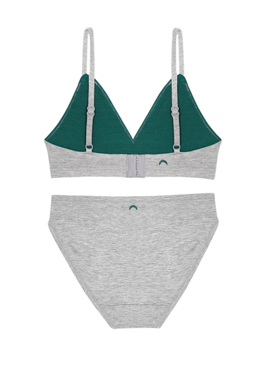 Triangle Bra & Bikini Set