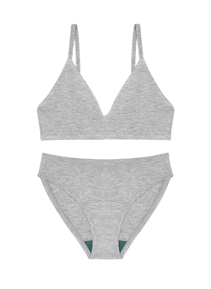 Triangle Bra & Bikini Set