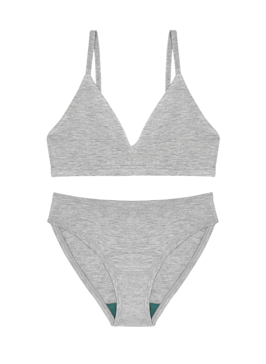 Triangle Bra & Bikini Set