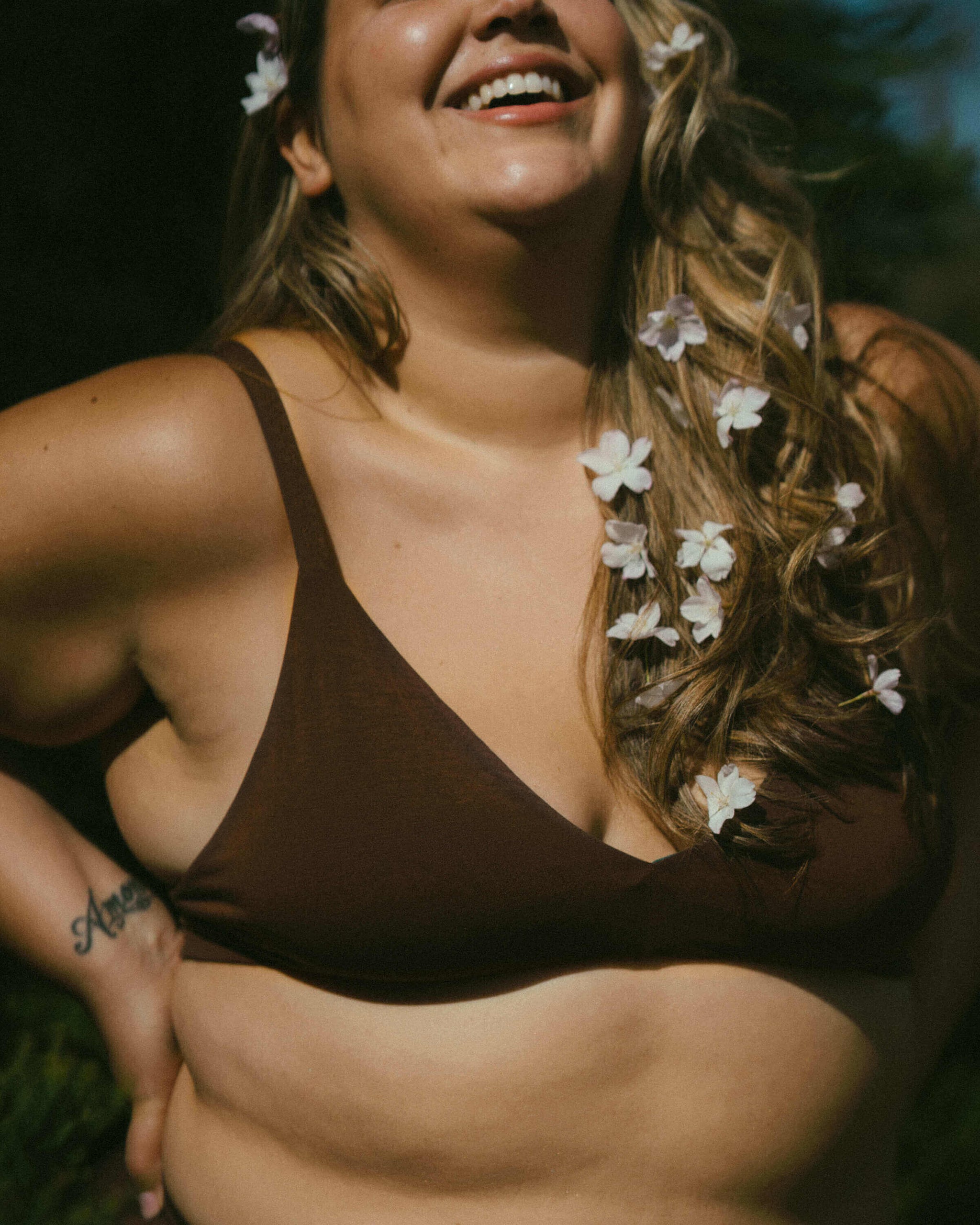 Brown | Model is wearing size 2XL