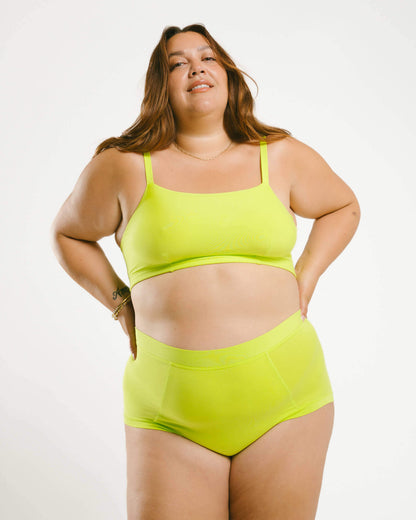 Lime Punch | Model is wearing size 2XL
