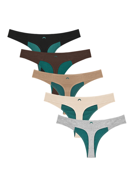 Low Profile Thong 5-Pack