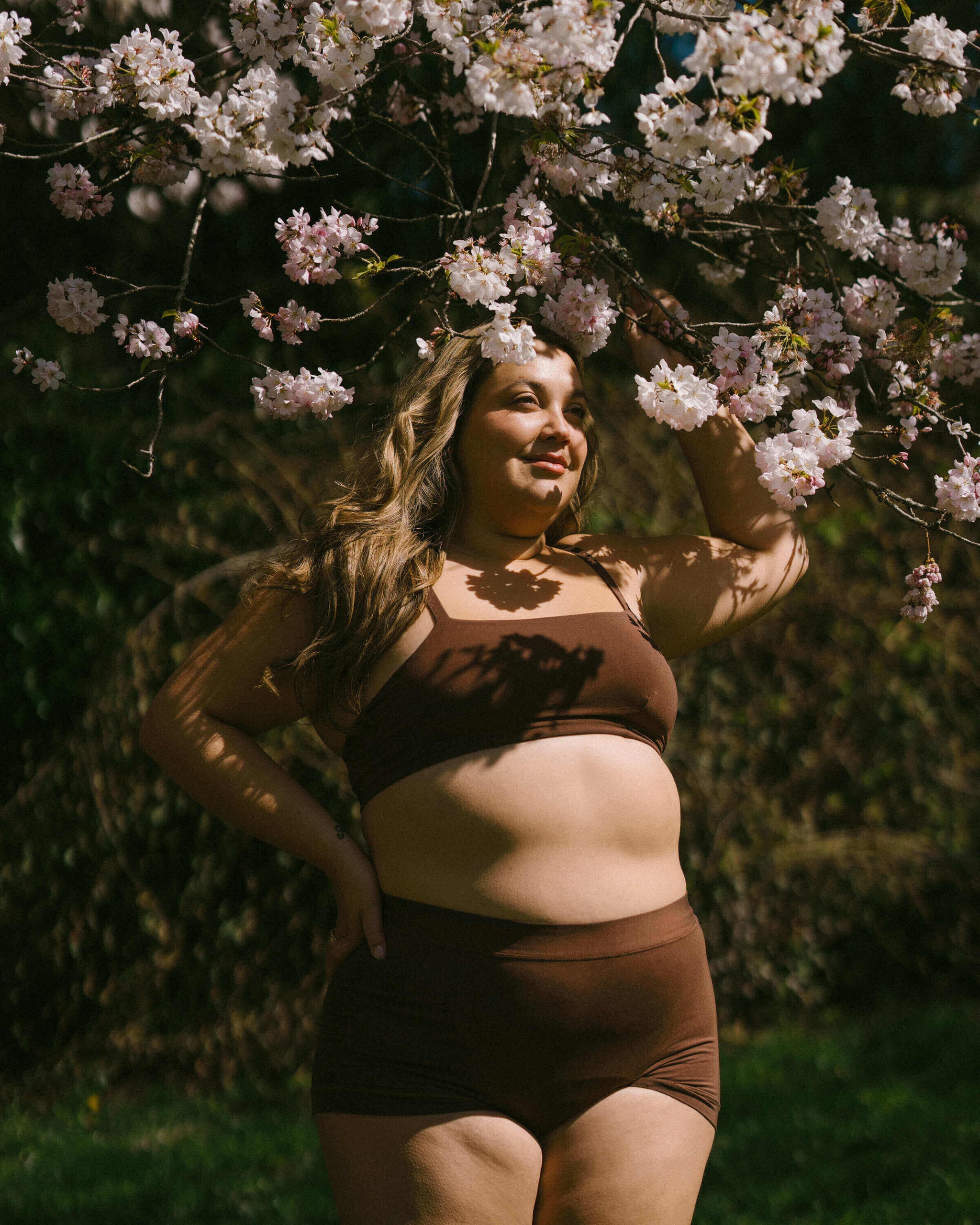 Brown | Model is wearing size 2XL