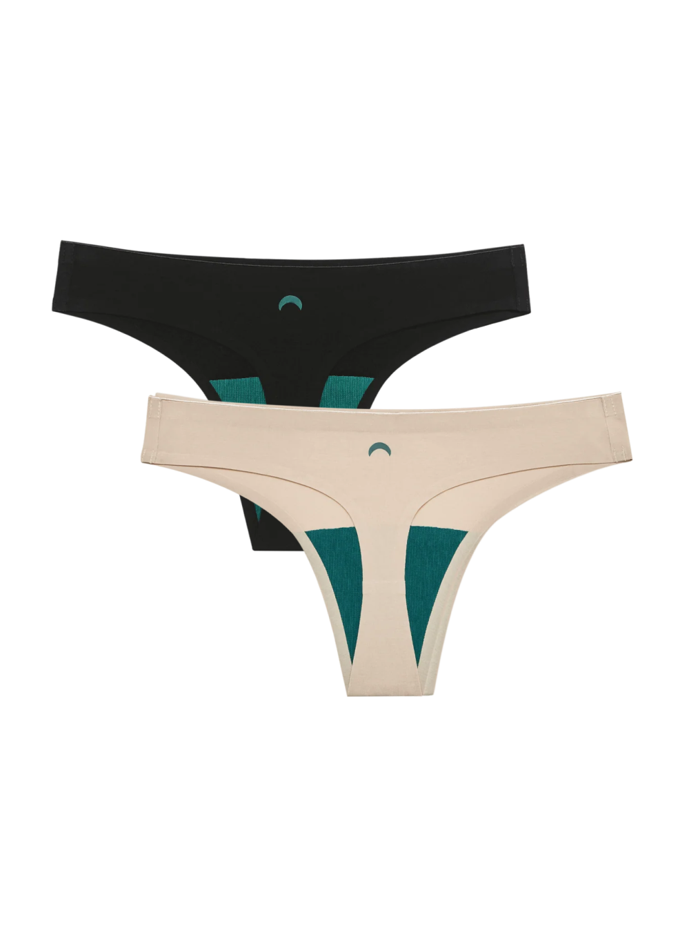 Seamless Low-Mid Rise Thong 2-Pack