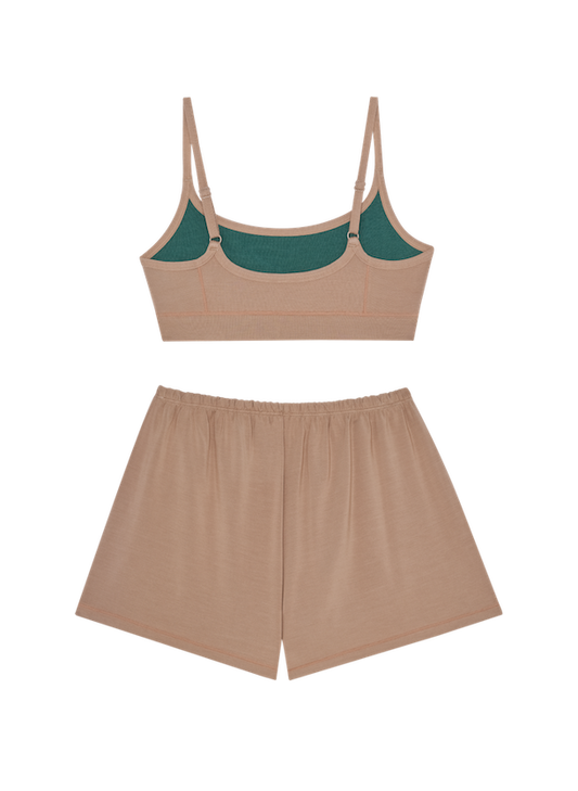 Foundation Bralette + Everywhere Short Set