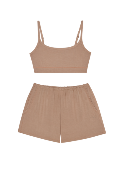 Foundation Bralette + Everywhere Short Set