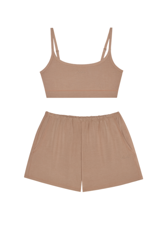 Foundation Bralette + Everywhere Short Set