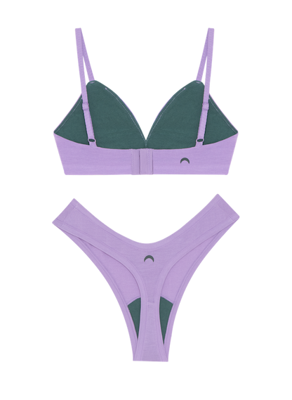 Triangle Bra & Dipped Thong Set