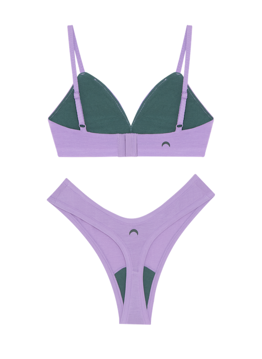 Triangle Bra & Dipped Thong Set