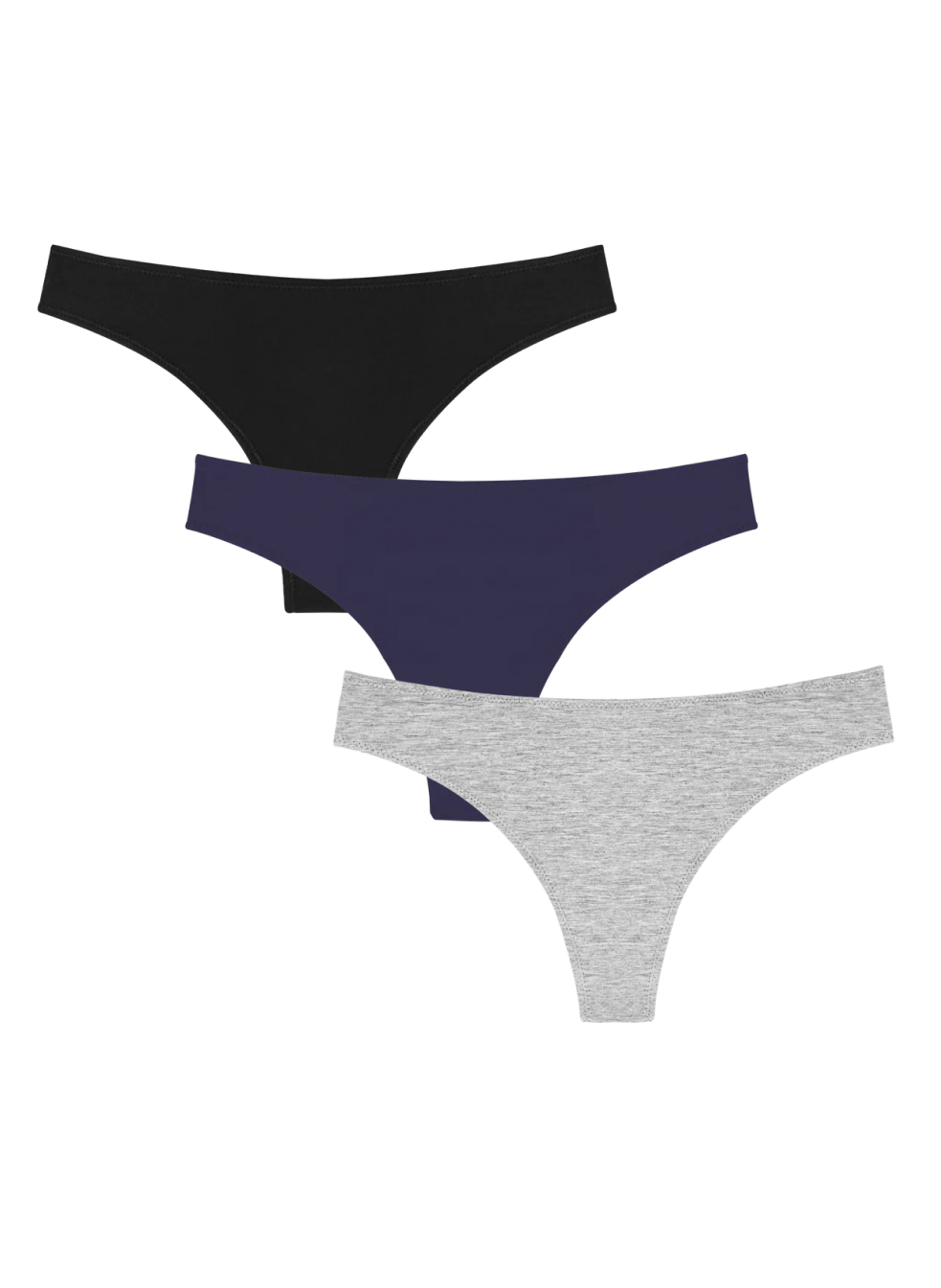 Lot de 3 strings taille basse