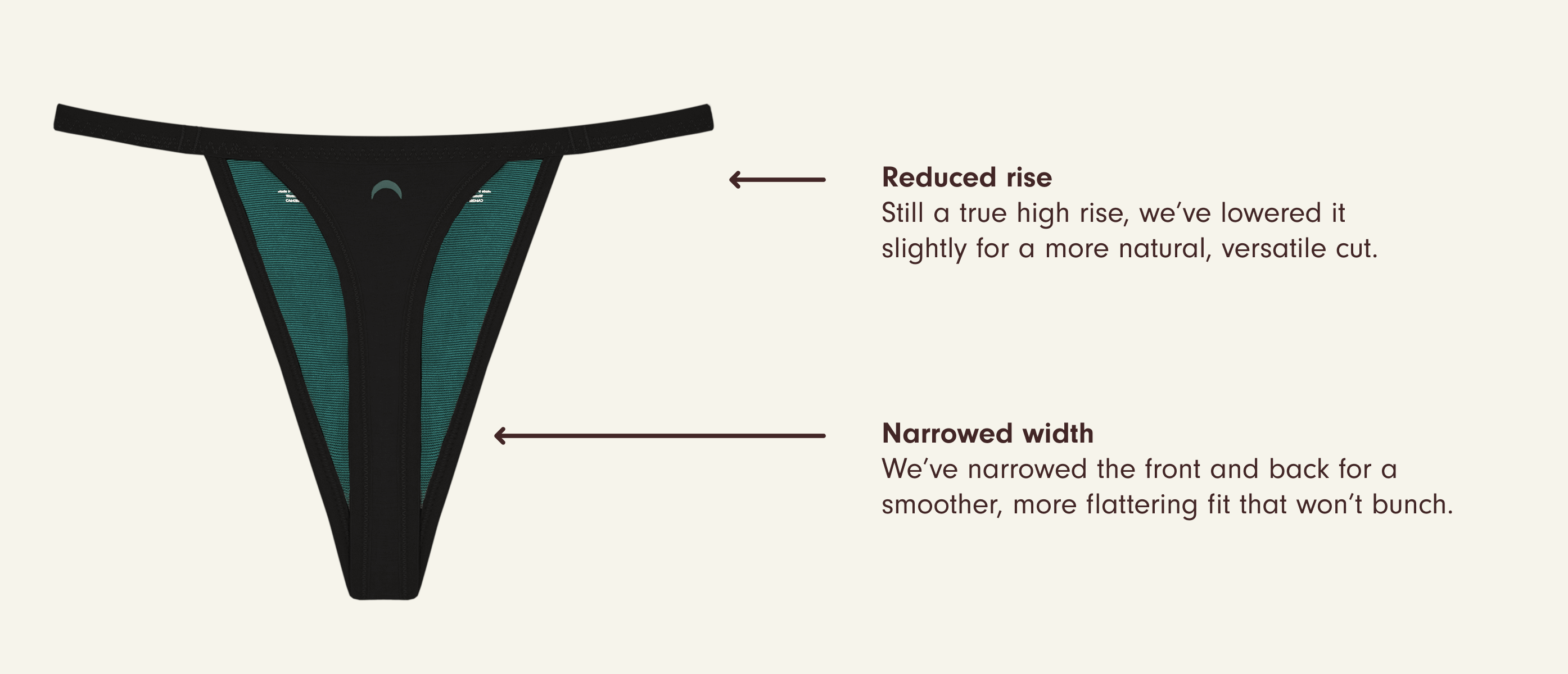 High Rise String Thong 2.0 Fit Update Specs