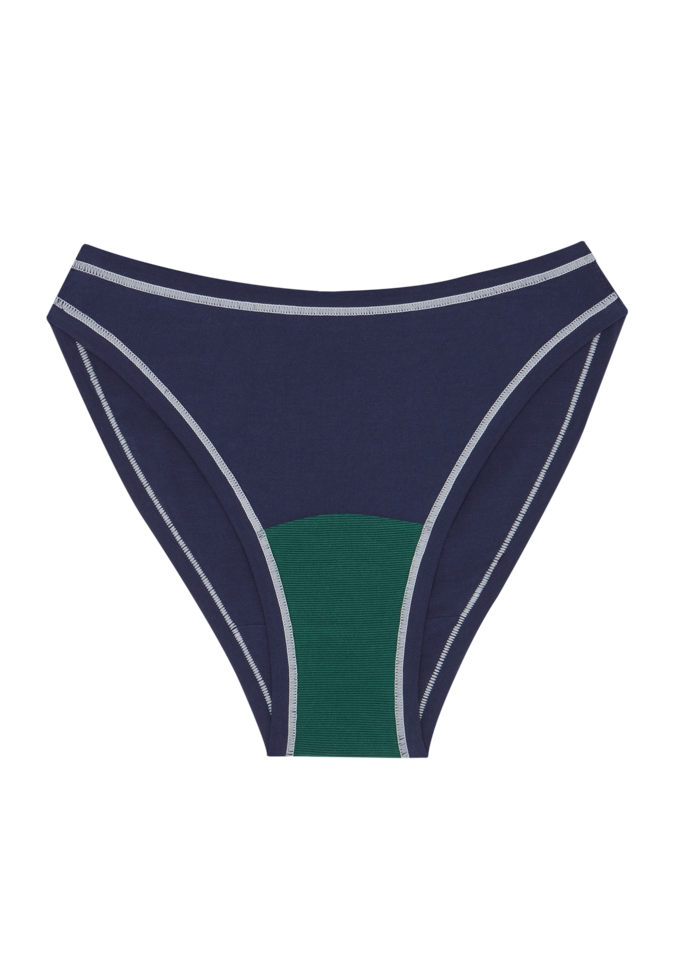Navy / White