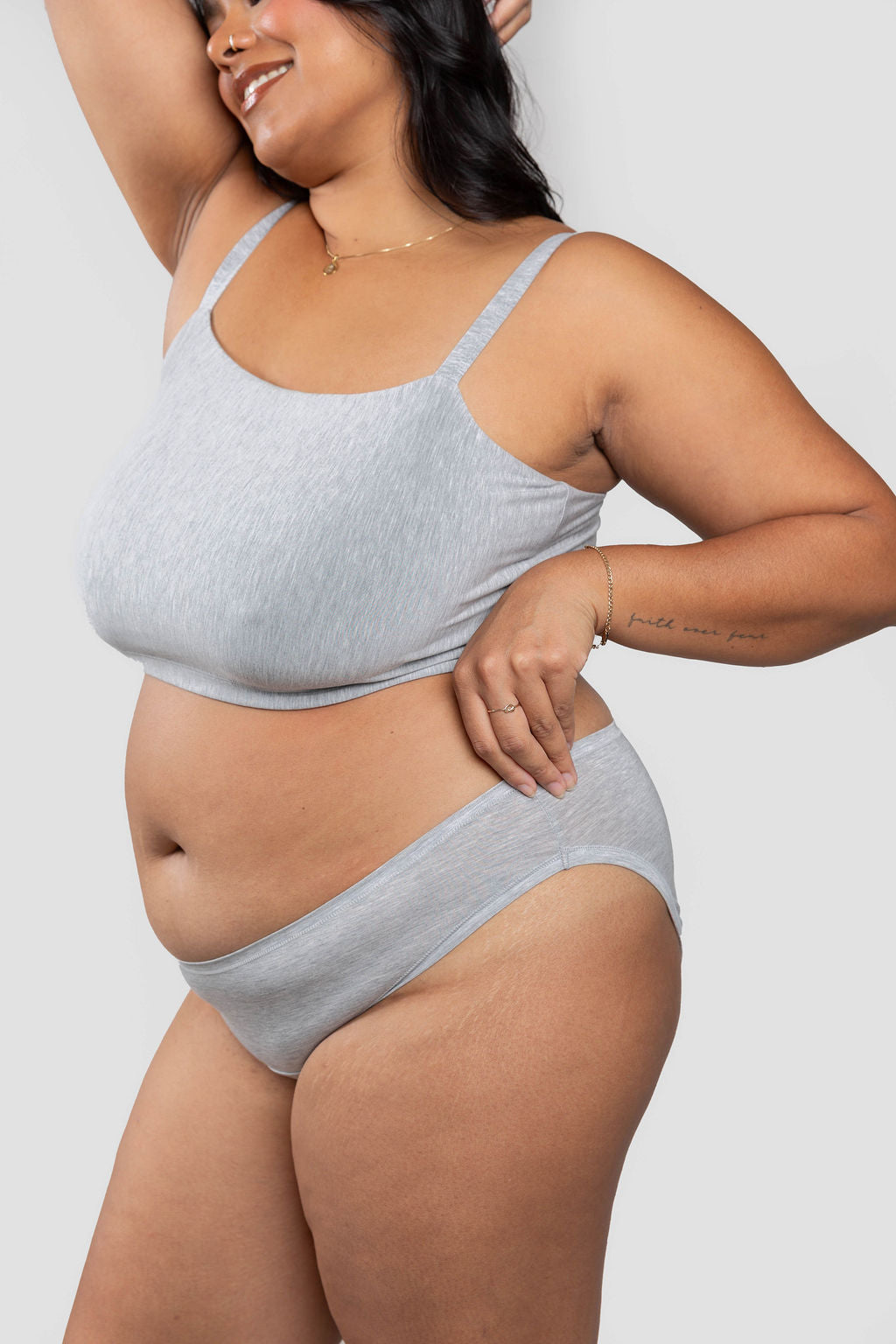 Grey | Model is wearing size 2XL