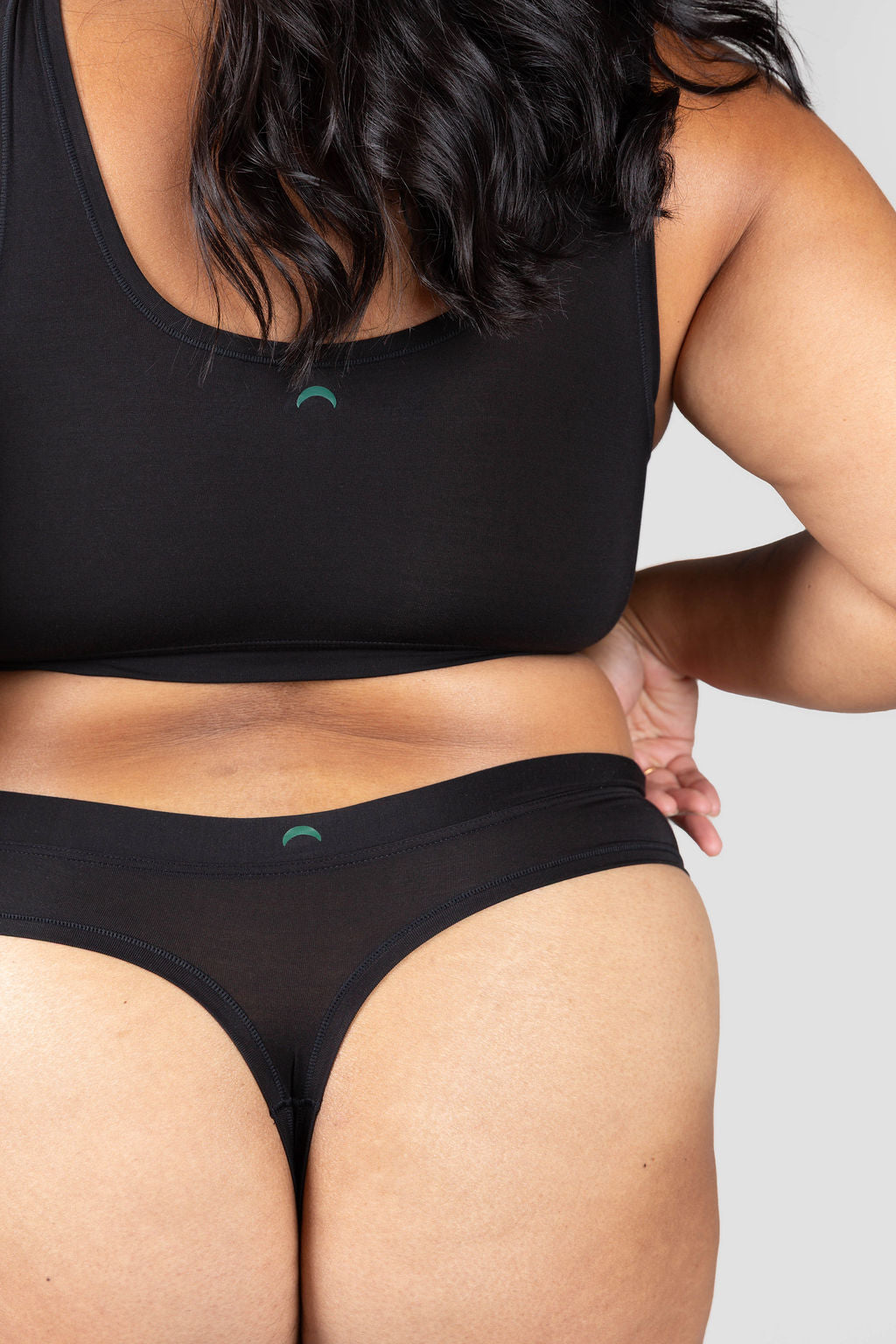 Black | Model is wearing size 2XL