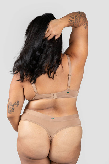 Tan | Model is wearing size 2XL