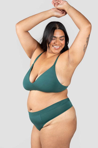 Green | Model is wearing size 2XL