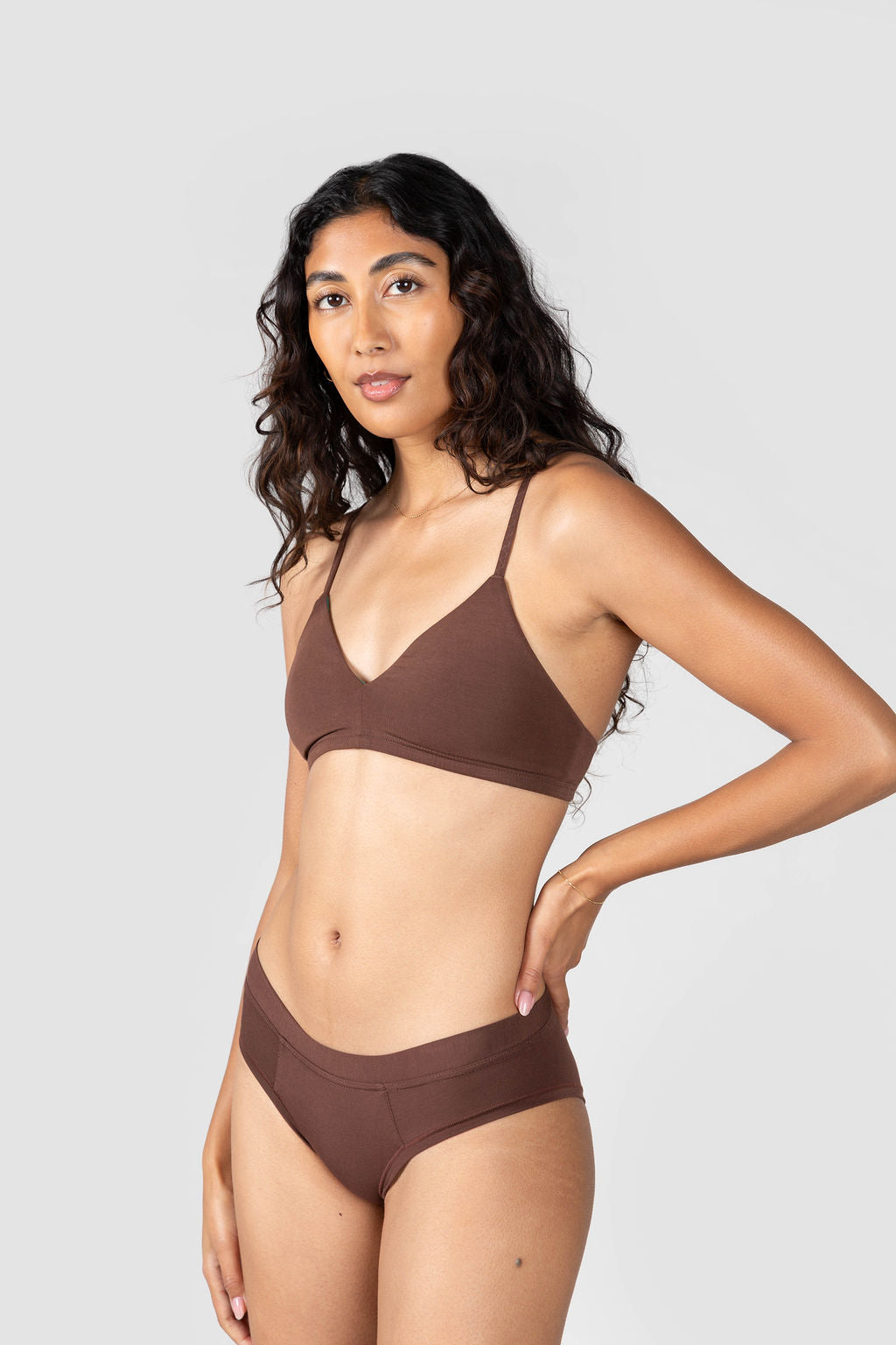 Brown | Model is wearing size XS