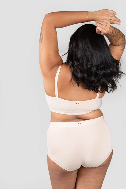 Beige | Model is wearing size 2XL