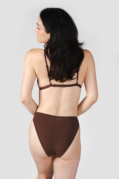 Brown | Model is wearing size M