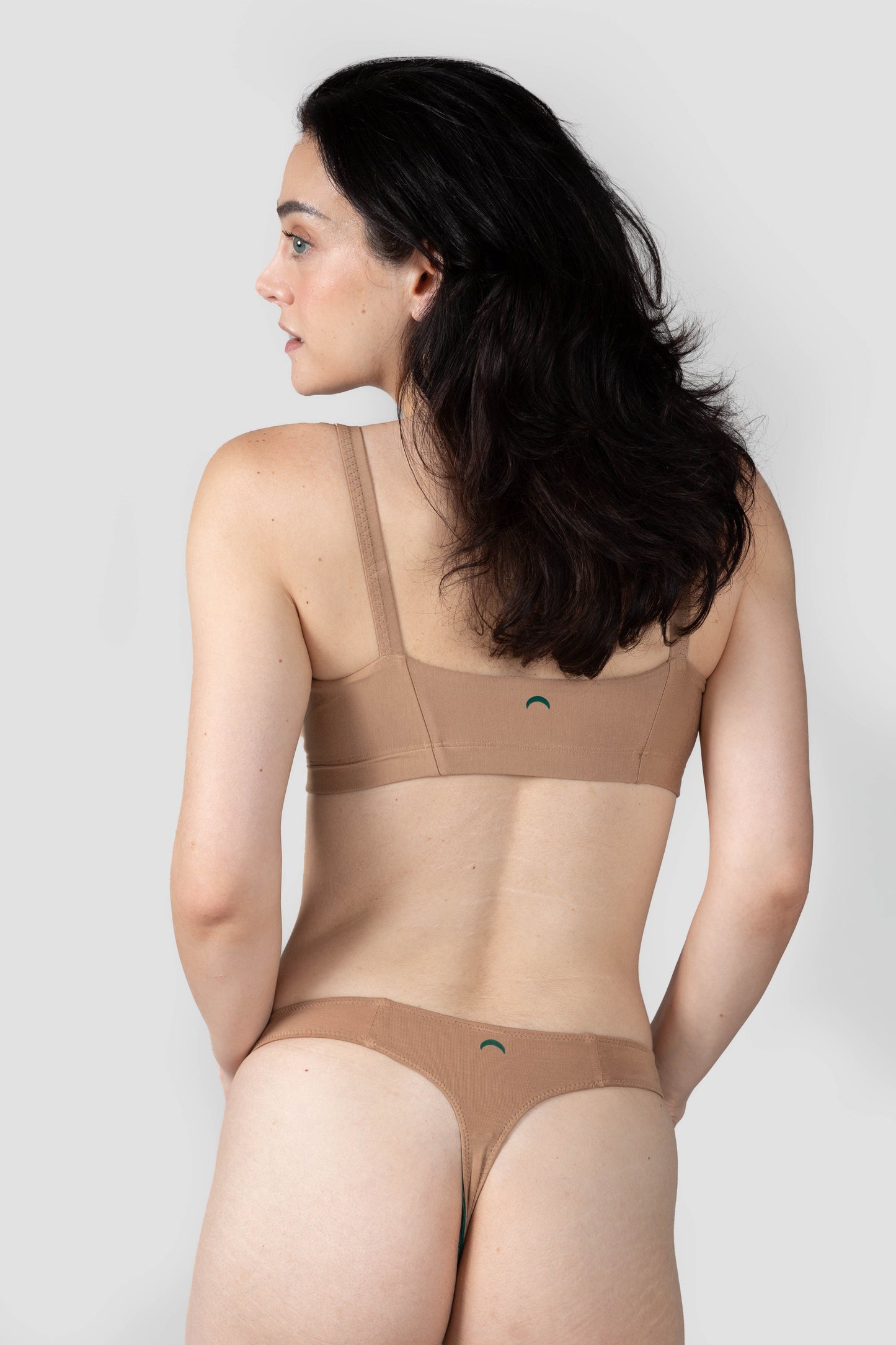 Tan | Model is wearing size M