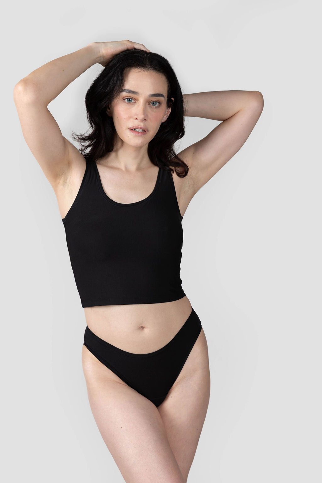 Black | Model is wearing size M