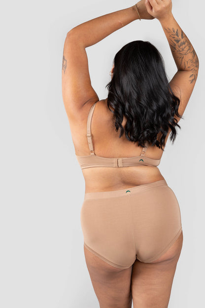 Tan | Model is wearing size 2XL