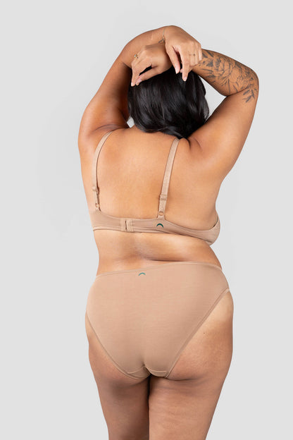 Tan | Model is wearing size 2XL