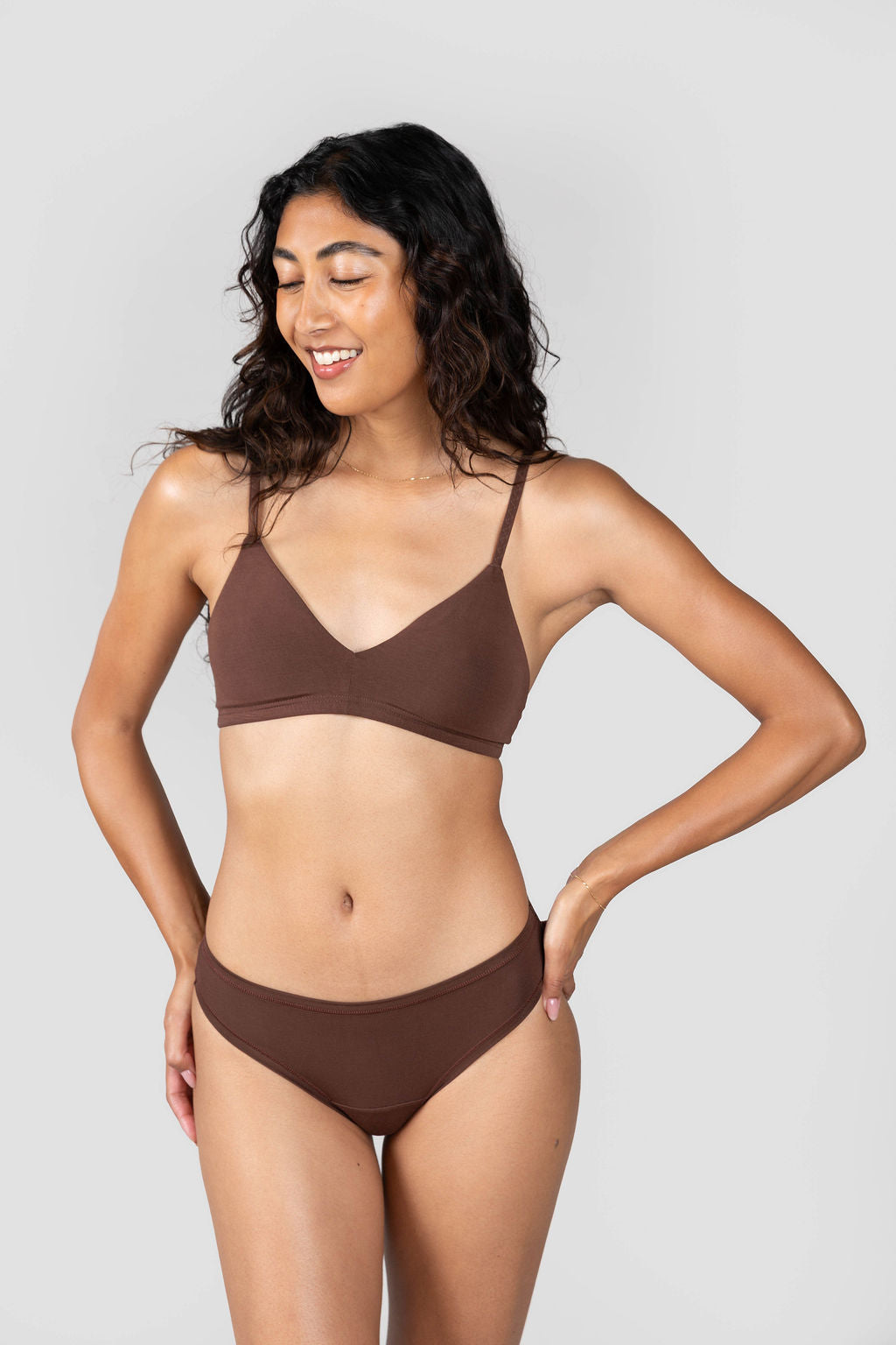 Brown | Model is wearing size XS