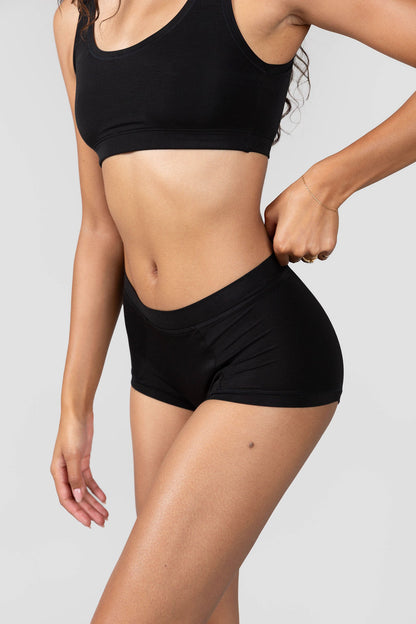 Black | Model is wearing size XS