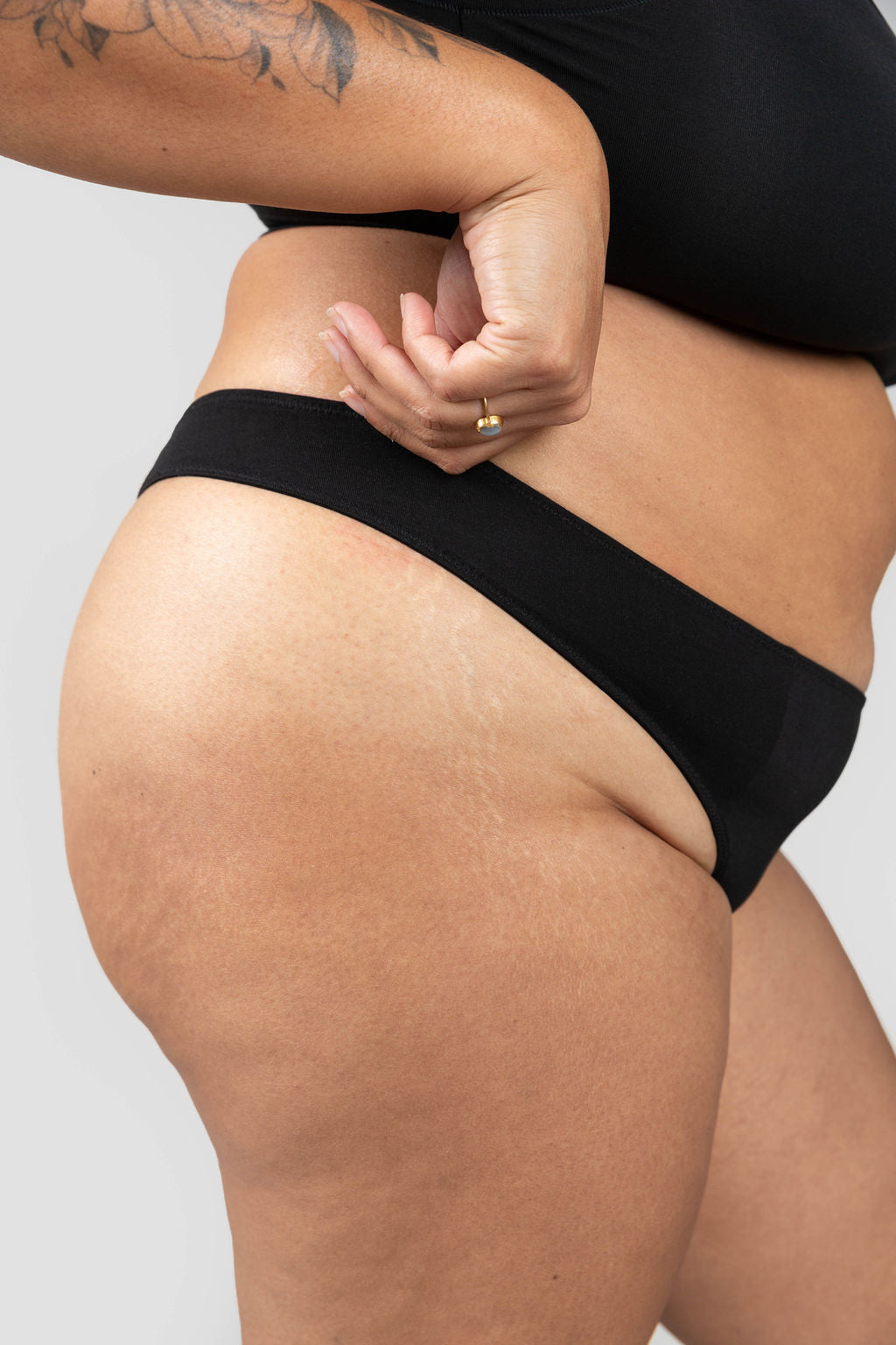 Black | Model is wearing size 2XL