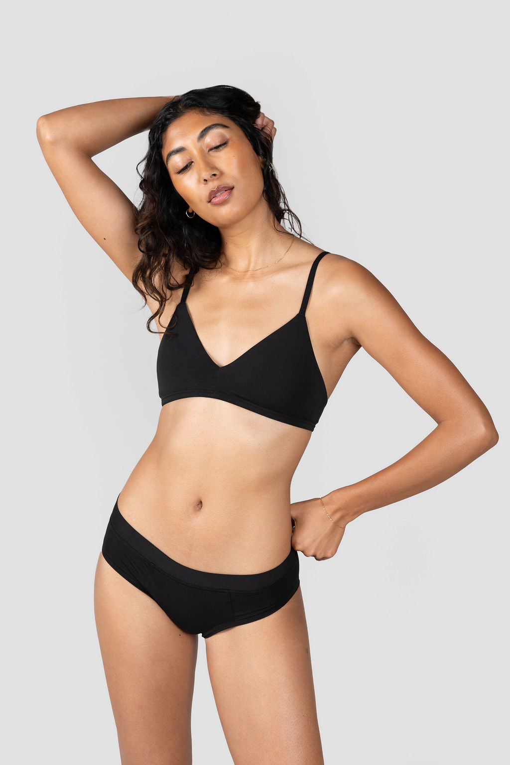 version of you バイカーショーツ黒色 Black Cheeky | Huha Underwear – huha