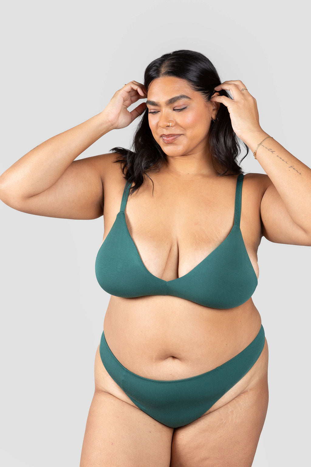Green | Model is wearing size 2XL