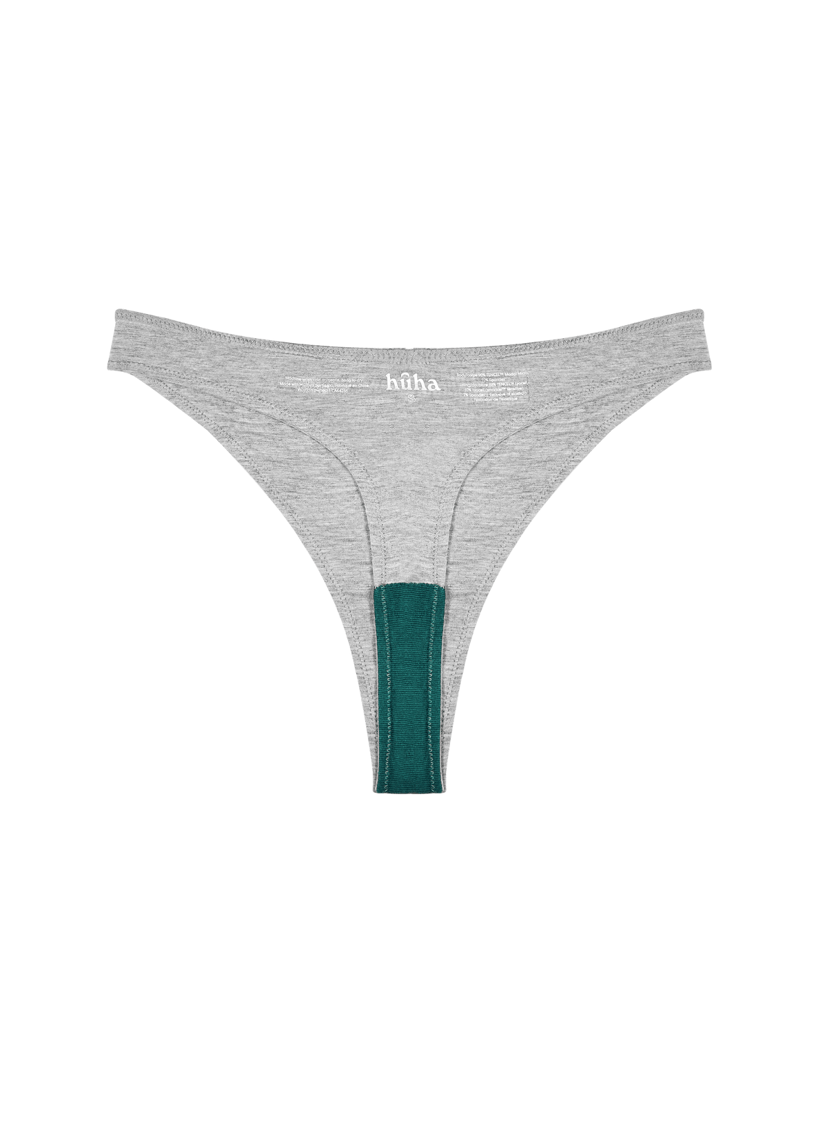 Grey High Rise Thong | Huha Underwear – huha