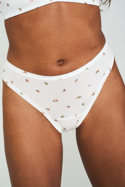 Morning Rose | Model is wearing size XS undie