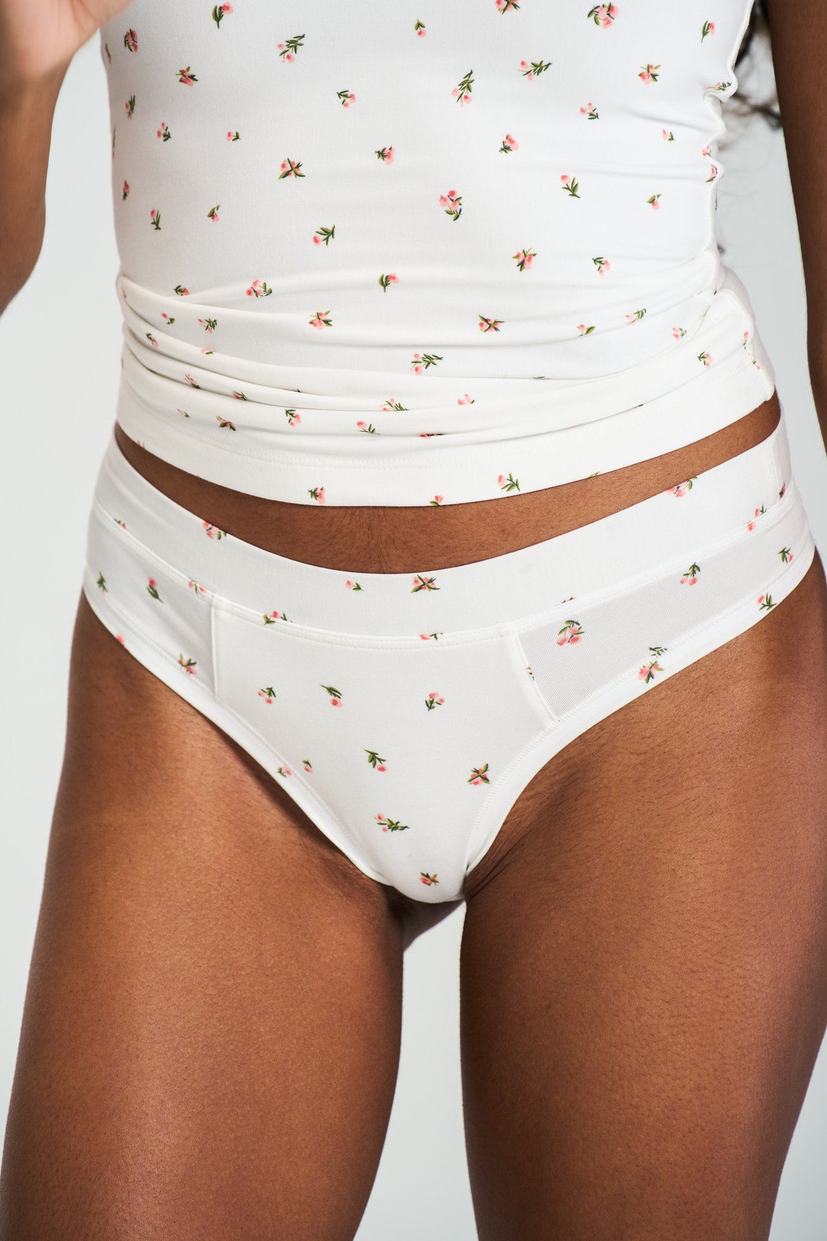 Morning Rose | Model is wearing size XS top & XS undie